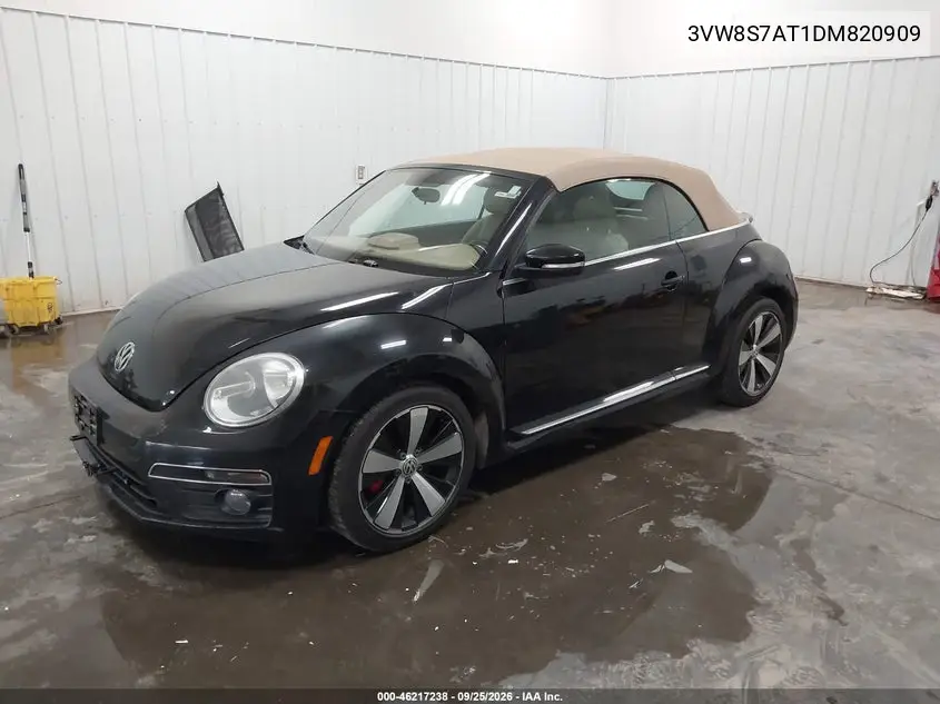 2013 VOLKSWAGEN BEETLE VIN 3VW8S7AT1DM820909 — фото 2