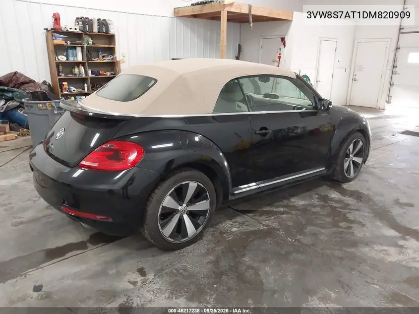2013 VOLKSWAGEN BEETLE VIN 3VW8S7AT1DM820909 — фото 4