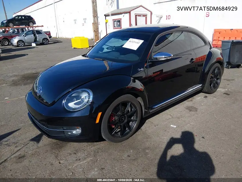 2013 VOLKSWAGEN BEETLE VIN 3VWVT7AT5DM684929 — фото 2