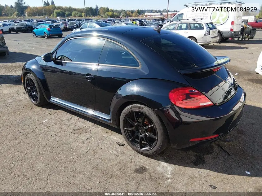 2013 VOLKSWAGEN BEETLE VIN 3VWVT7AT5DM684929 — фото 3