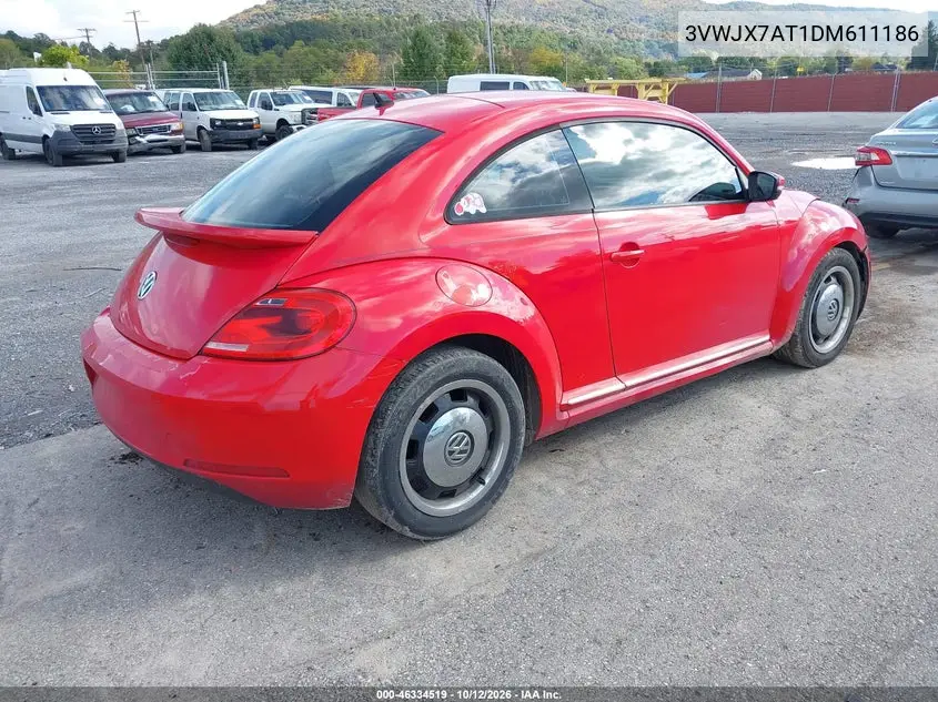 2013 VOLKSWAGEN BEETLE VIN 3VWJX7AT1DM611186 — фото 4
