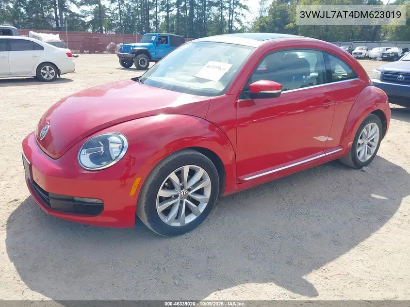 2013 VOLKSWAGEN BEETLE VIN 3VWJL7AT4DM623019 — фото 2
