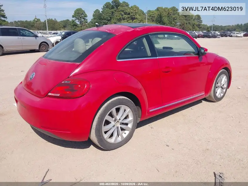 2013 VOLKSWAGEN BEETLE VIN 3VWJL7AT4DM623019 — фото 4