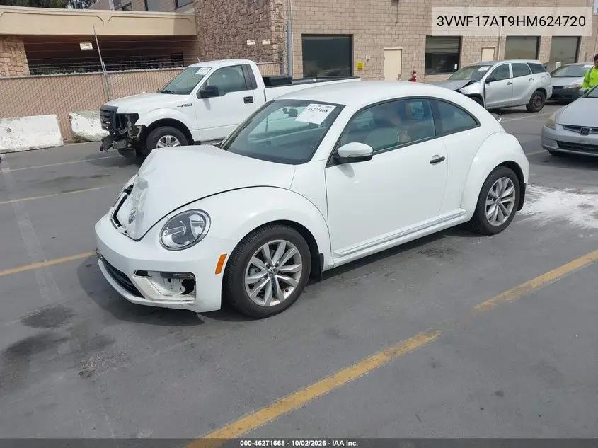 2017 VOLKSWAGEN BEETLE VIN 3VWF17AT9HM624720 — фото 2