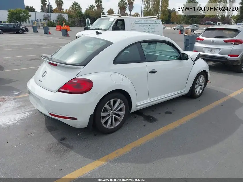 2017 VOLKSWAGEN BEETLE VIN 3VWF17AT9HM624720 — фото 4