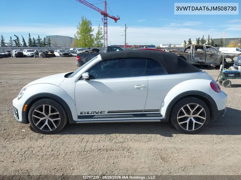 2018 VOLKSWAGEN BEETLE VIN 3VWTDAAT6JM508730 — фото 15