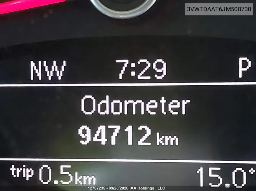 2018 VOLKSWAGEN BEETLE VIN 3VWTDAAT6JM508730 — фото 16