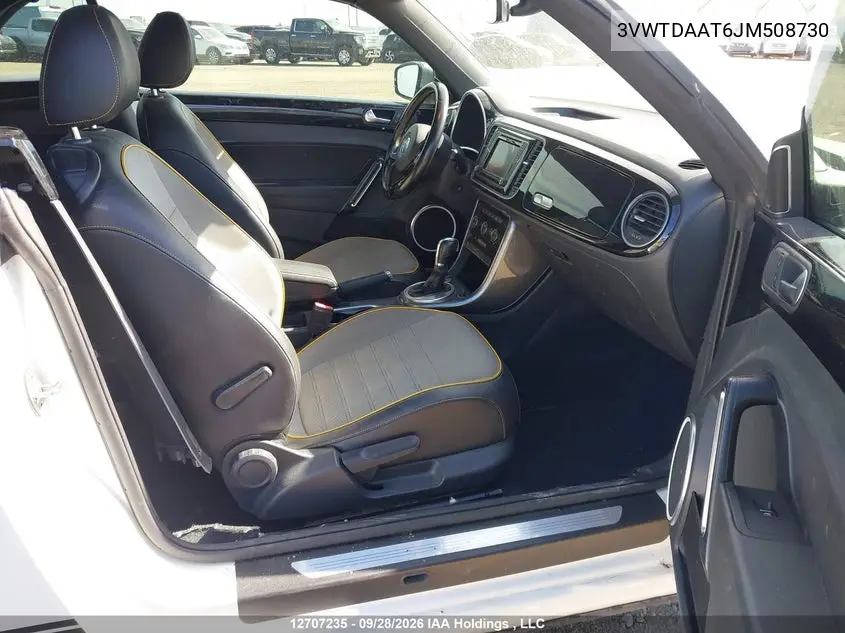 2018 VOLKSWAGEN BEETLE VIN 3VWTDAAT6JM508730 — фото 5