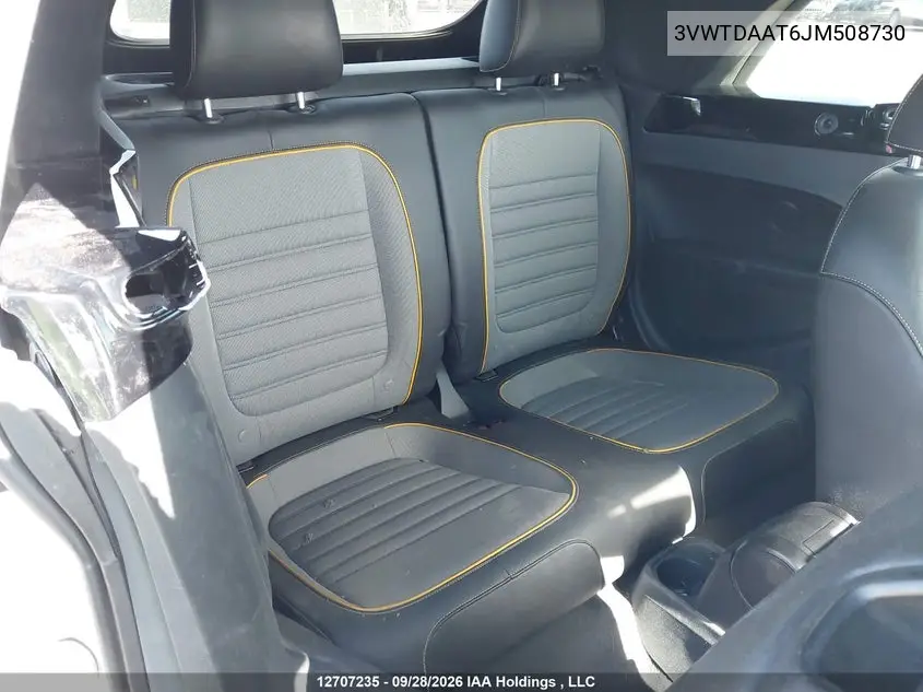 2018 VOLKSWAGEN BEETLE VIN 3VWTDAAT6JM508730 — фото 8