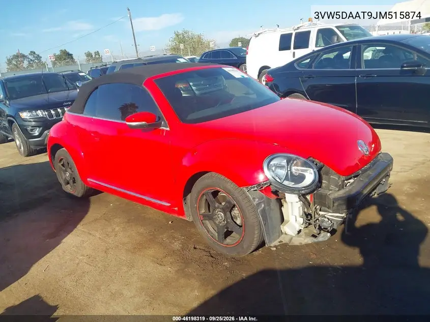 VOLKSWAGEN BEETLE 2018, VIN 3VW5DAAT9JM515874