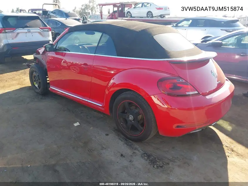 2018 VOLKSWAGEN BEETLE VIN 3VW5DAAT9JM515874 — фото 3