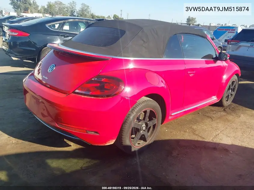 2018 VOLKSWAGEN BEETLE VIN 3VW5DAAT9JM515874 — фото 4