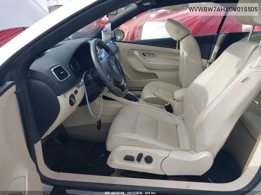 2012 VOLKSWAGEN EOS VIN WVWBW7AHXCV015505 — фото 5