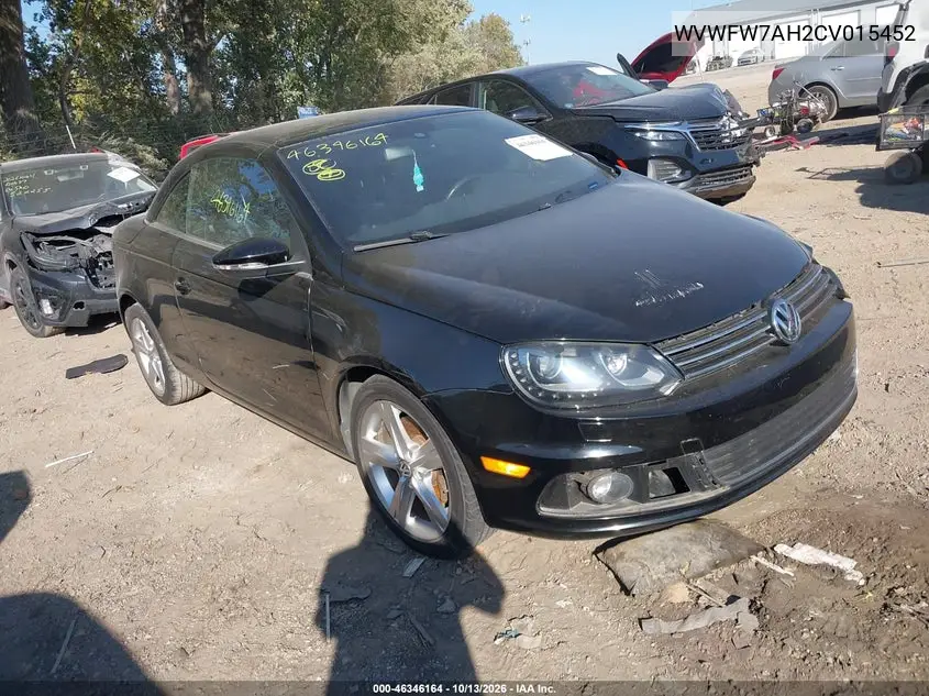 VOLKSWAGEN EOS 2012, VIN WVWFW7AH2CV015452
