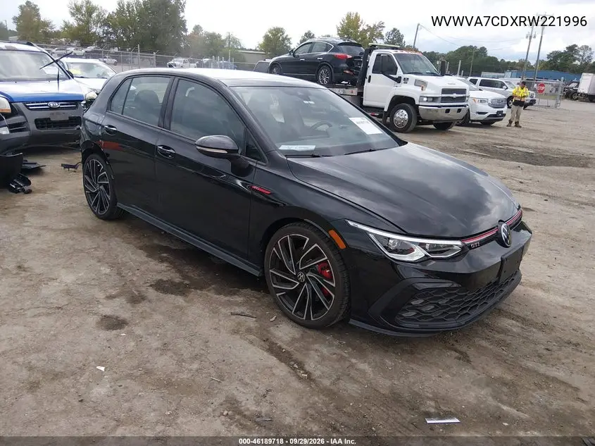 VOLKSWAGEN GOLF GTI 2024, VIN WVWVA7CDXRW221996