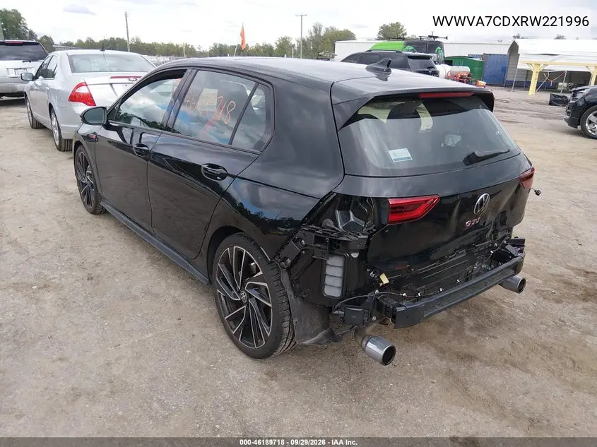 2024 VOLKSWAGEN GOLF GTI VIN WVWVA7CDXRW221996 — фото 3