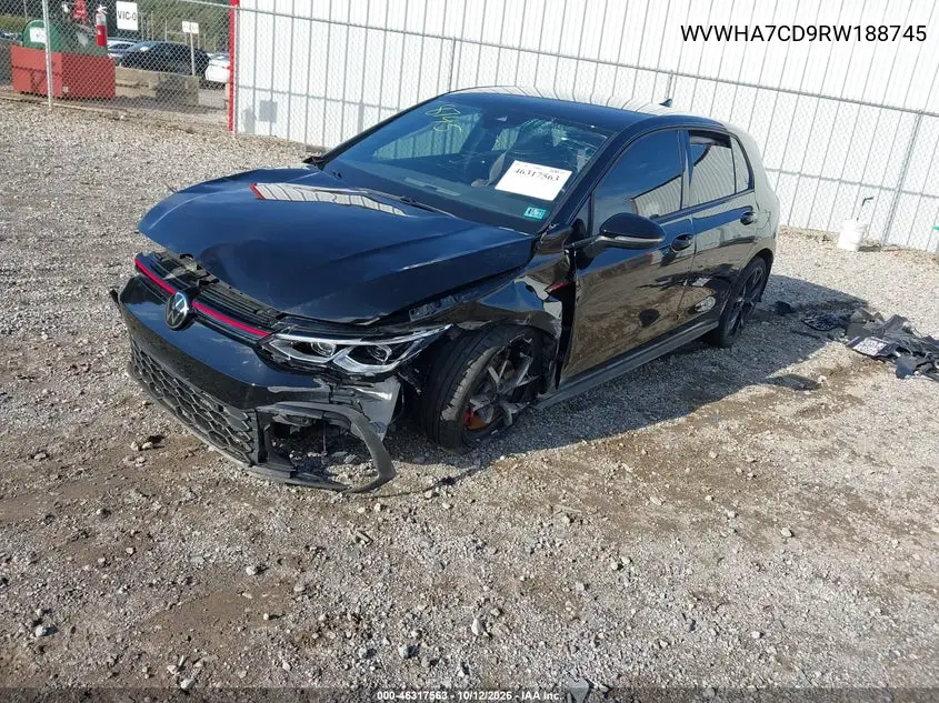 2024 VOLKSWAGEN GOLF GTI VIN WVWHA7CD9RW188745 — фото 2
