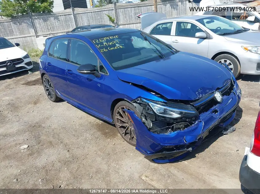 VOLKSWAGEN GOLF R 2026, VIN WVWJF7CD9TW194023