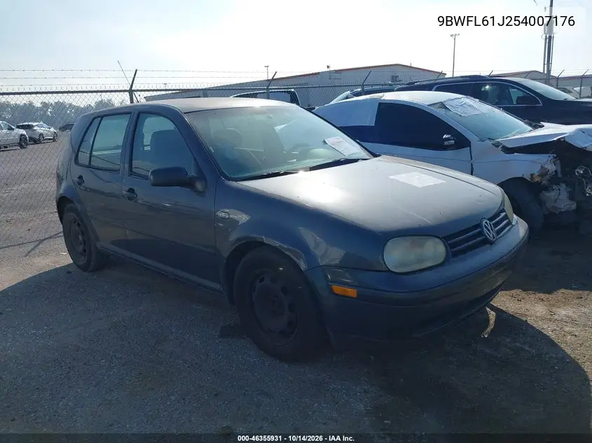VOLKSWAGEN GOLF 2005, VIN 9BWFL61J254007176