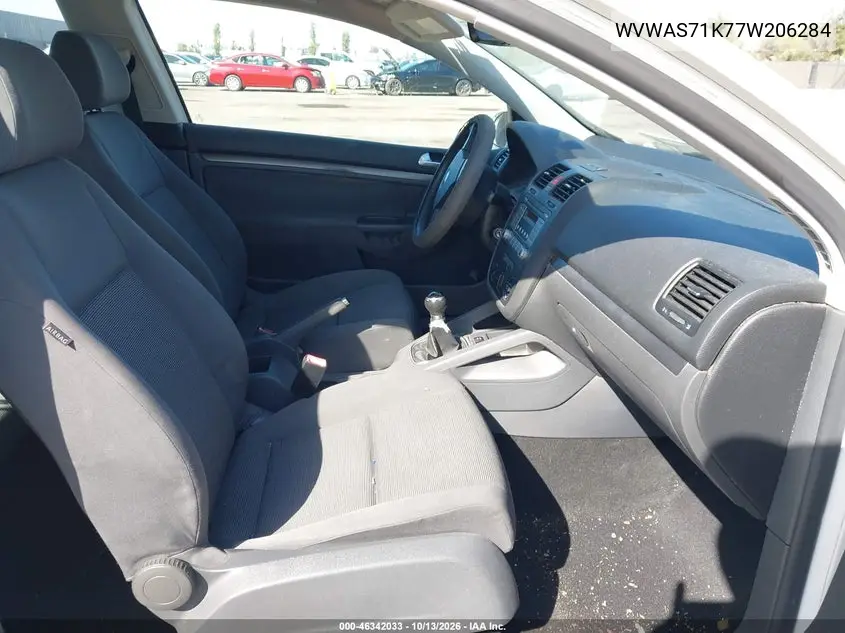 2007 VOLKSWAGEN GOLF VIN WVWAS71K77W206284 — фото 5