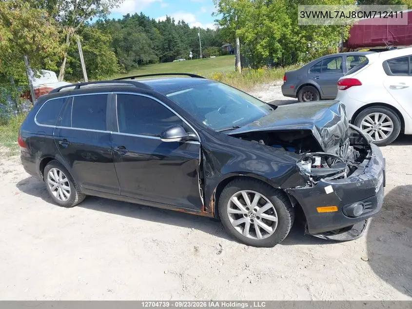 2012 VOLKSWAGEN GOLF VIN 3VWML7AJ8CM712411 — фото 13