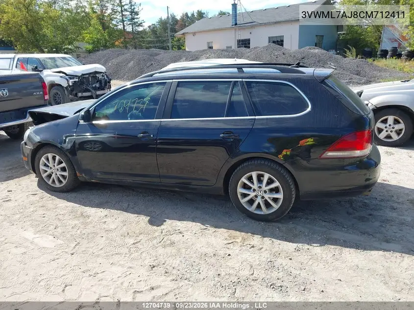 2012 VOLKSWAGEN GOLF VIN 3VWML7AJ8CM712411 — фото 14