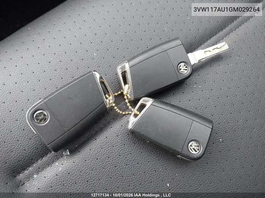 VOLKSWAGEN GOLF 2016, VIN 3VW117AU1GM029264