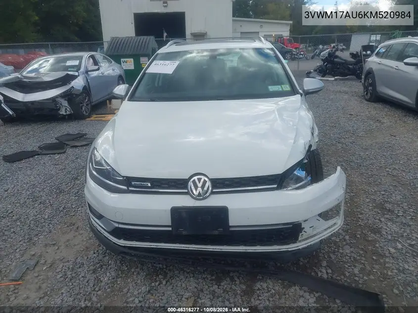 2019 VOLKSWAGEN GOLF VIN 3VWM17AU6KM520984 — фото 12