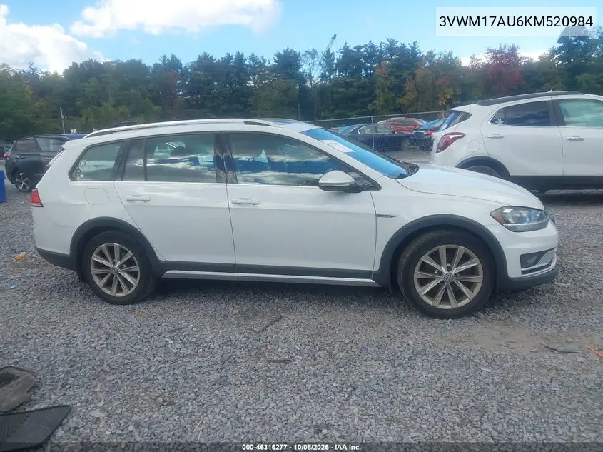 2019 VOLKSWAGEN GOLF VIN 3VWM17AU6KM520984 — фото 13