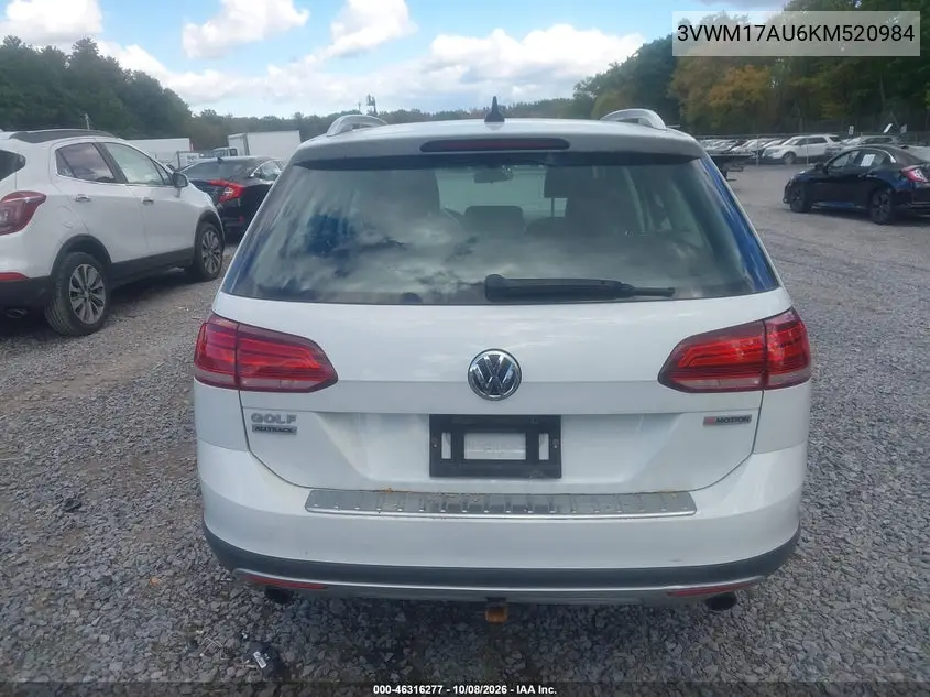 2019 VOLKSWAGEN GOLF VIN 3VWM17AU6KM520984 — фото 16