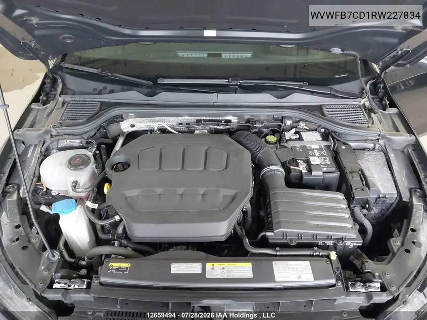 2024 VOLKSWAGEN GOLF VIN WVWFB7CD1RW227834 — фото 10