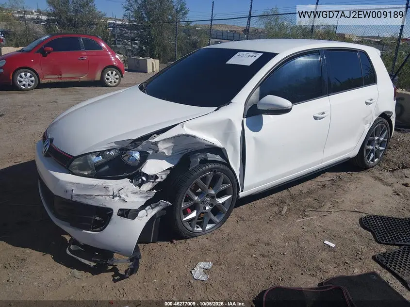2014 VOLKSWAGEN GTI VIN WVWGD7AJ2EW009189 — фото 2