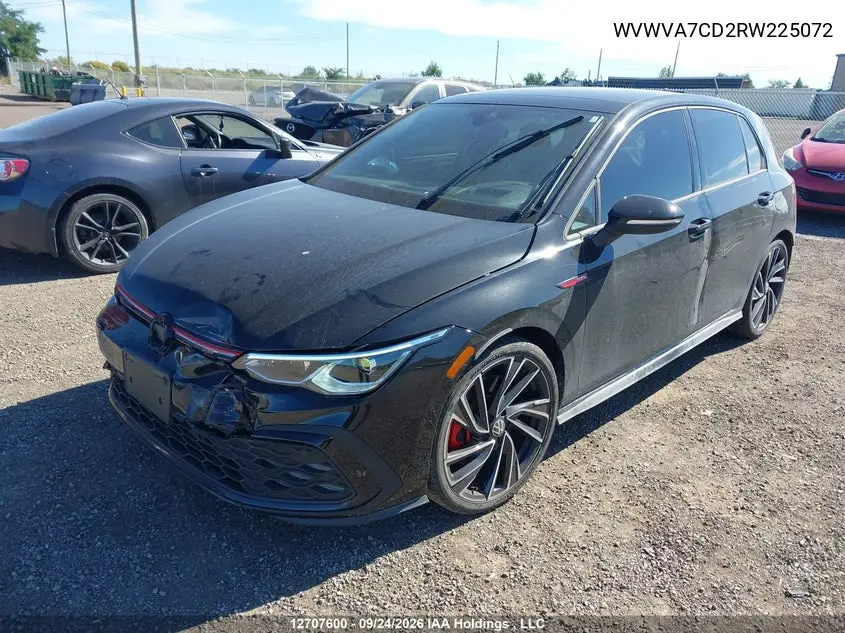 2024 VOLKSWAGEN GTI VIN WVWVA7CD2RW225072 — фото 2