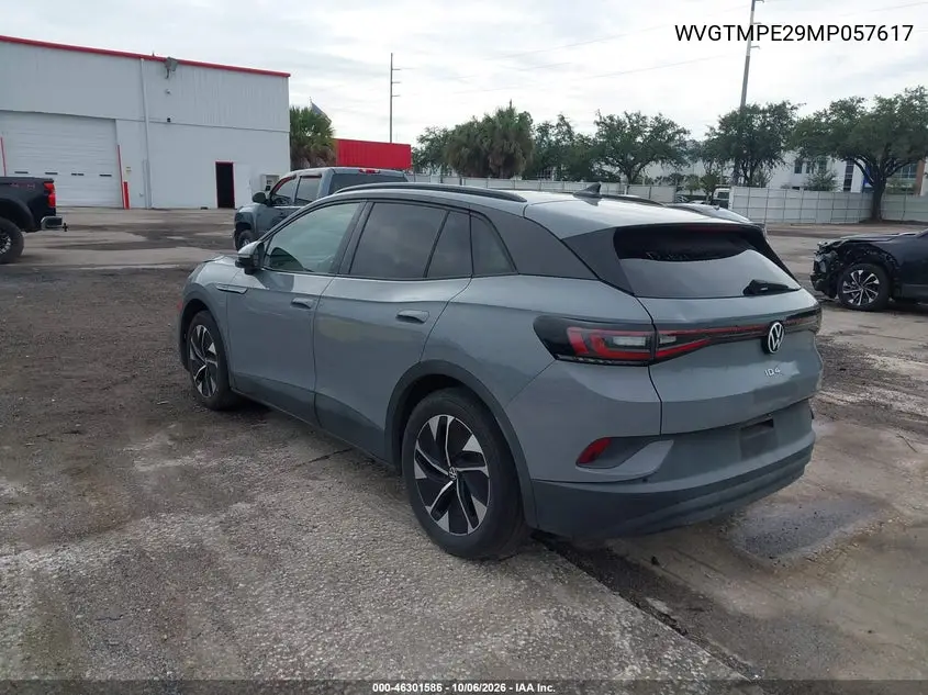 2021 VOLKSWAGEN ID.4 VIN WVGTMPE29MP057617 — фото 3