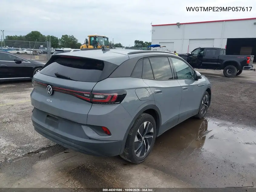 2021 VOLKSWAGEN ID.4 VIN WVGTMPE29MP057617 — фото 4