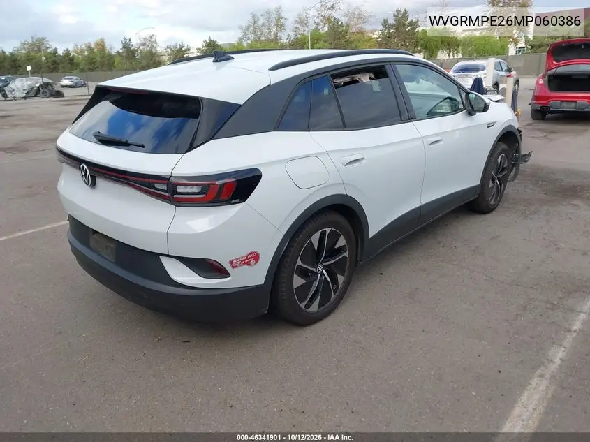 2021 VOLKSWAGEN ID.4 VIN WVGRMPE26MP060386 — фото 4