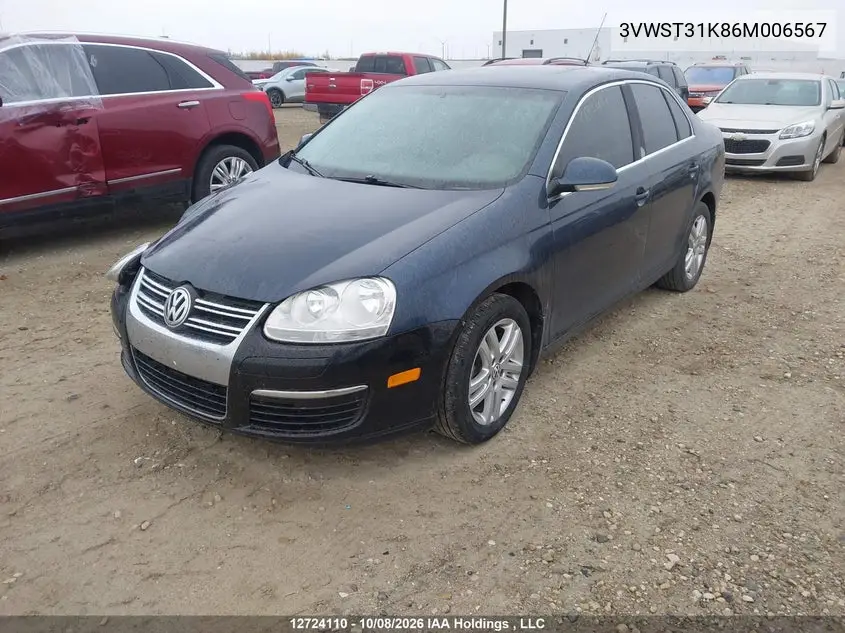 2000 VOLKSWAGEN JETTA VIN 3VWST31K86M006567 — фото 2