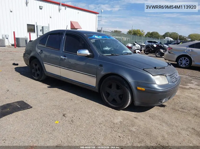 VOLKSWAGEN JETTA 2004, VIN 3VWRR69M54M113920