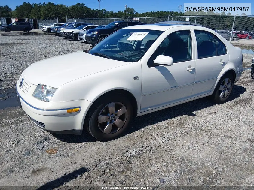 2005 VOLKSWAGEN JETTA VIN 3VWSR69M95M047987 — фото 2