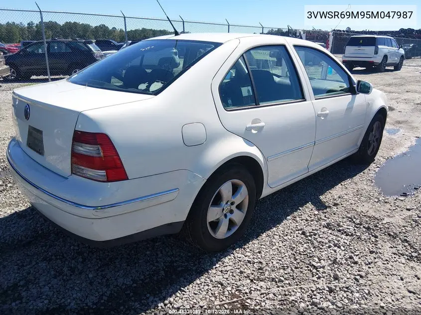 2005 VOLKSWAGEN JETTA VIN 3VWSR69M95M047987 — фото 4