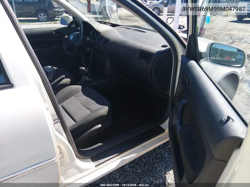 2005 VOLKSWAGEN JETTA VIN 3VWSR69M95M047987 — фото 5