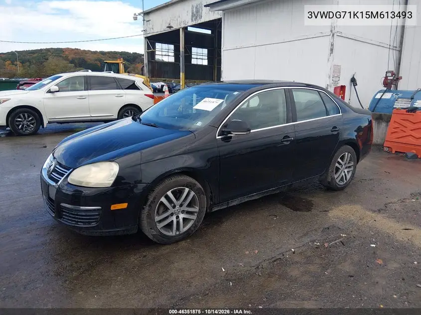 2005 VOLKSWAGEN JETTA VIN 3VWDG71K15M613493 — фото 2
