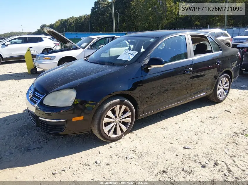 2006 VOLKSWAGEN JETTA VIN 3VWPF71K76M791099 — фото 2