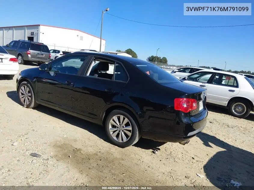 2006 VOLKSWAGEN JETTA VIN 3VWPF71K76M791099 — фото 3