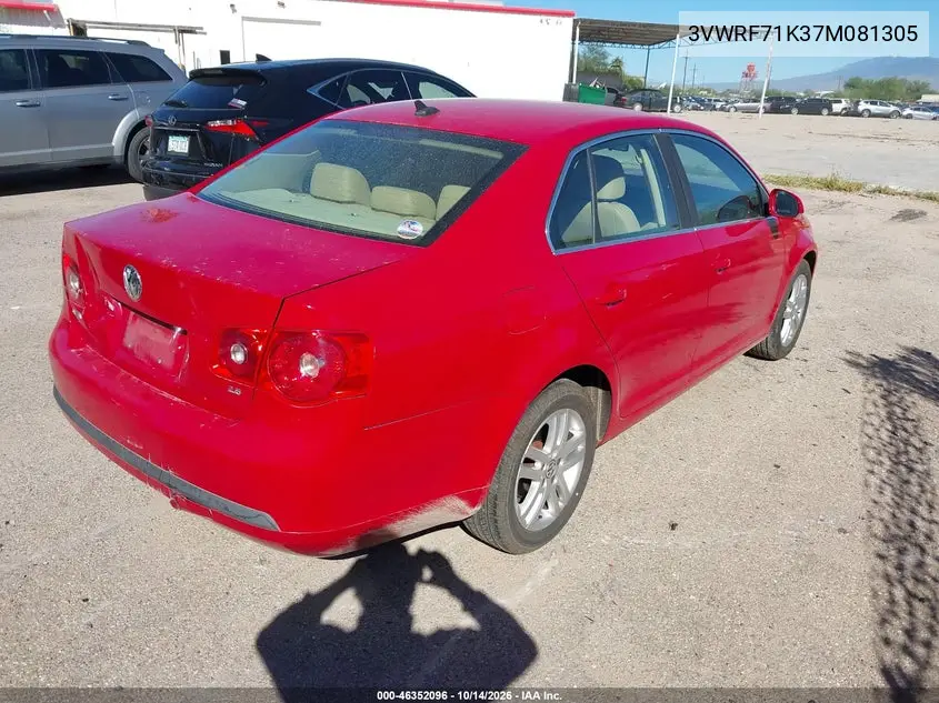 2007 VOLKSWAGEN JETTA VIN 3VWRF71K37M081305 — фото 4