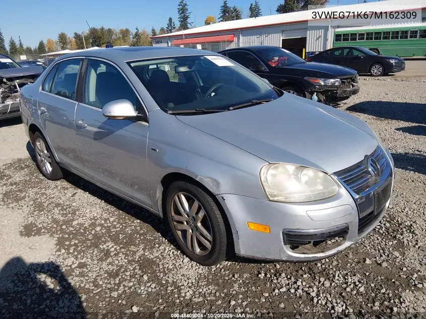 VOLKSWAGEN JETTA 2007, VIN 3VWEG71K67M162309
