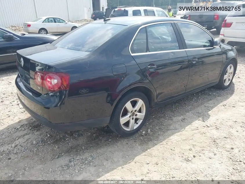 2008 VOLKSWAGEN JETTA VIN 3VWRM71K38M052765 — фото 4