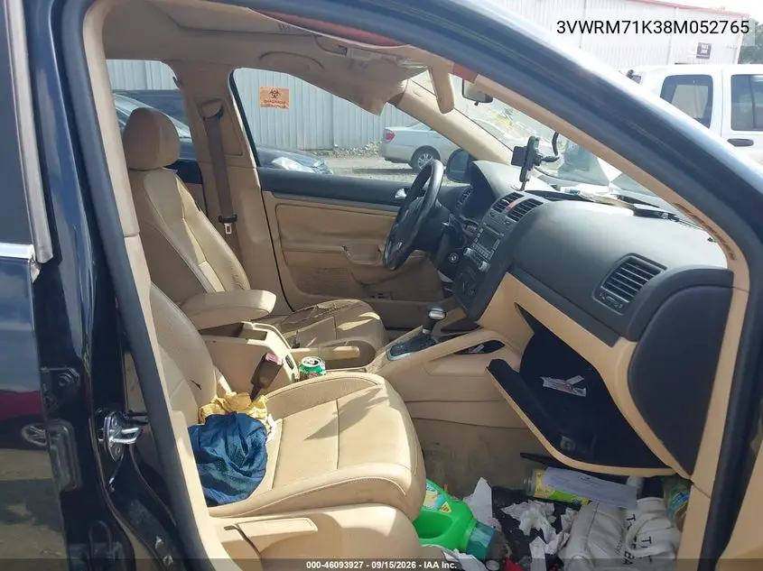 2008 VOLKSWAGEN JETTA VIN 3VWRM71K38M052765 — фото 5