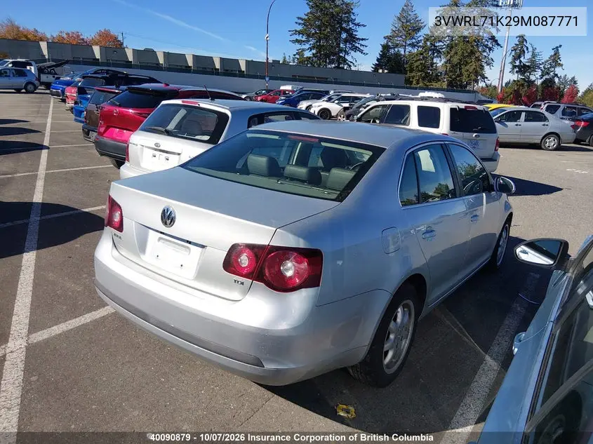2009 VOLKSWAGEN JETTA VIN 3VWRL71K29M087771 — фото 4