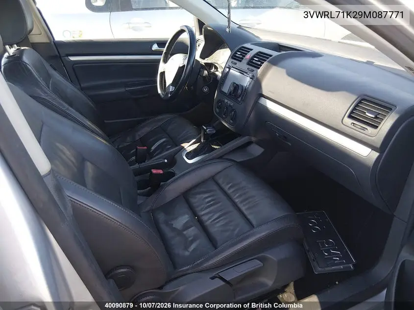 2009 VOLKSWAGEN JETTA VIN 3VWRL71K29M087771 — фото 5